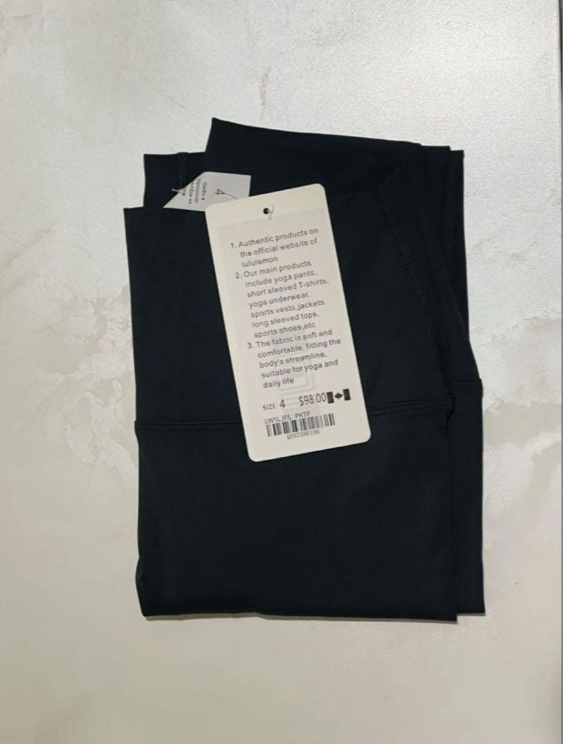 なみりん♪新品Lululemon Groove ヨガパンツ 黒(6)
