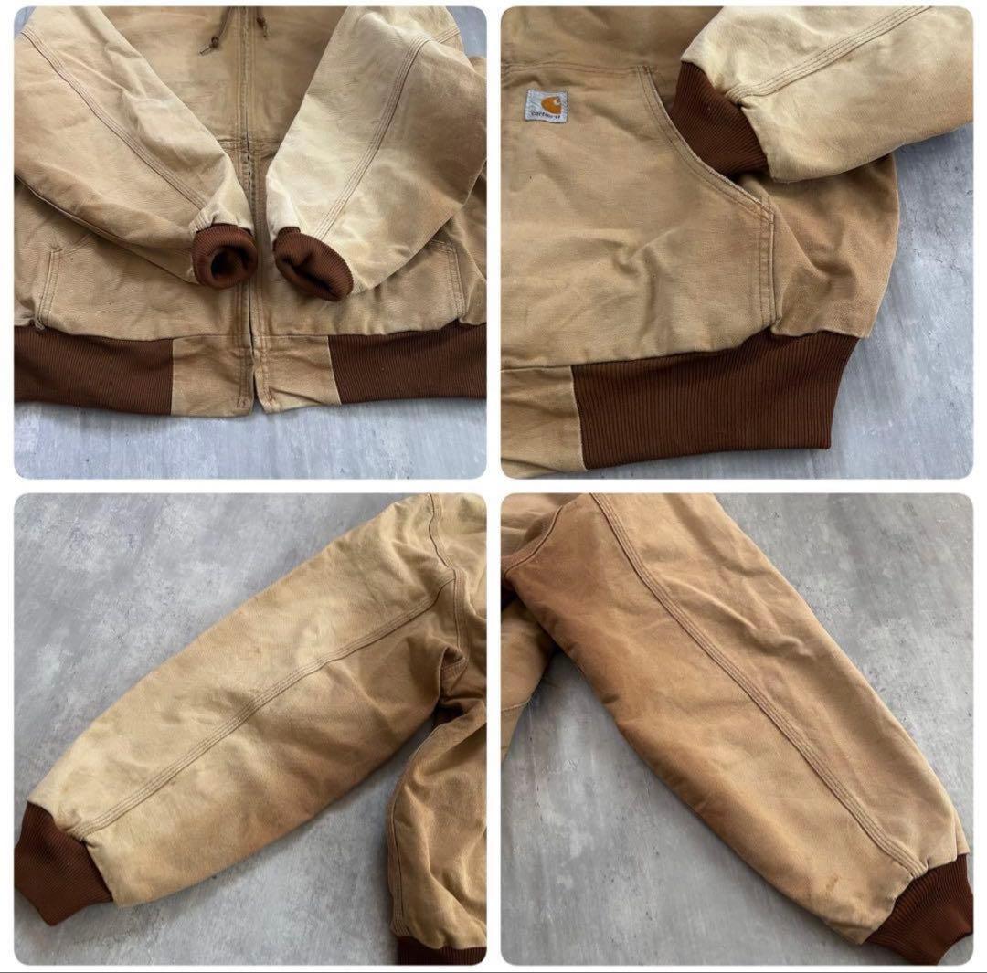 Carhartt フード付きアクティブジャケット XL ブラウン