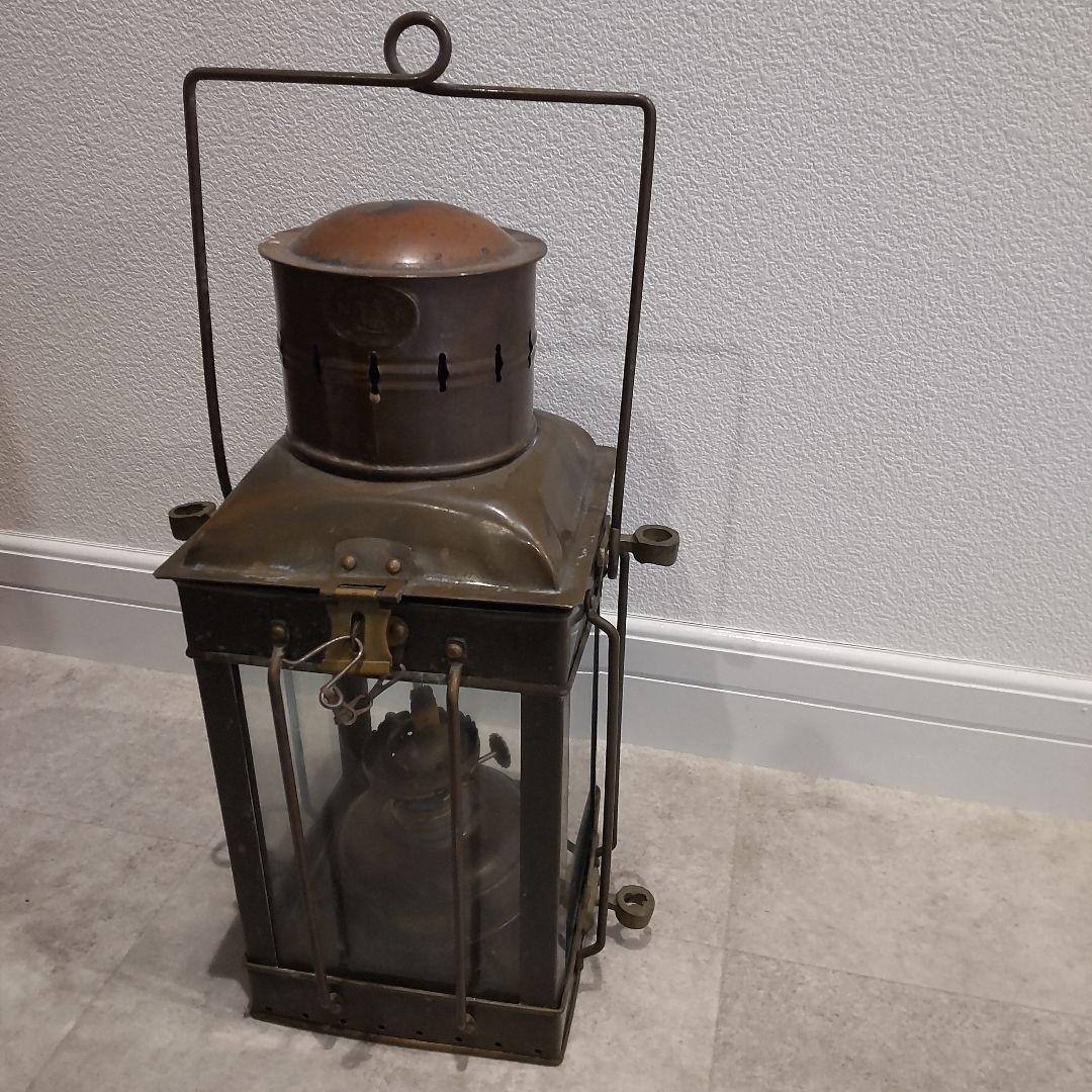 ヴィンテージ 真鍮 アンティーク 船 ランタン オイルランプ 海上ランプ