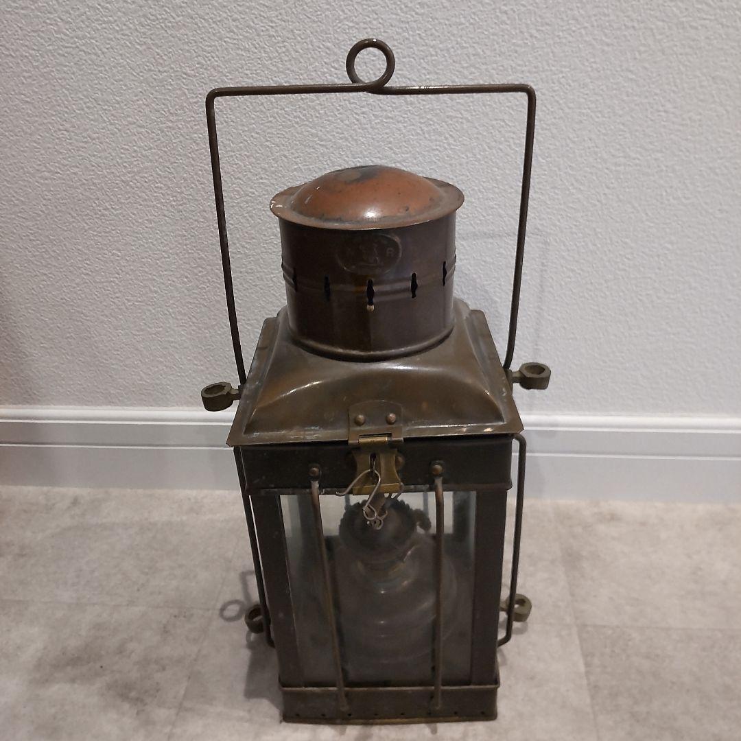 ヴィンテージ 真鍮 アンティーク 船 ランタン オイルランプ 海上ランプ
