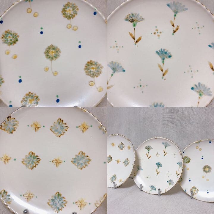 矢島操　作家　大皿　器　食器三点セット