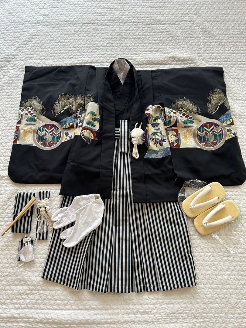 七五三　セット　5歳　男の子　袴　着物