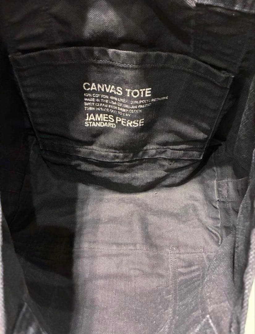 JAMES PERSE ジェームスパース コットン リネン キャンバストート