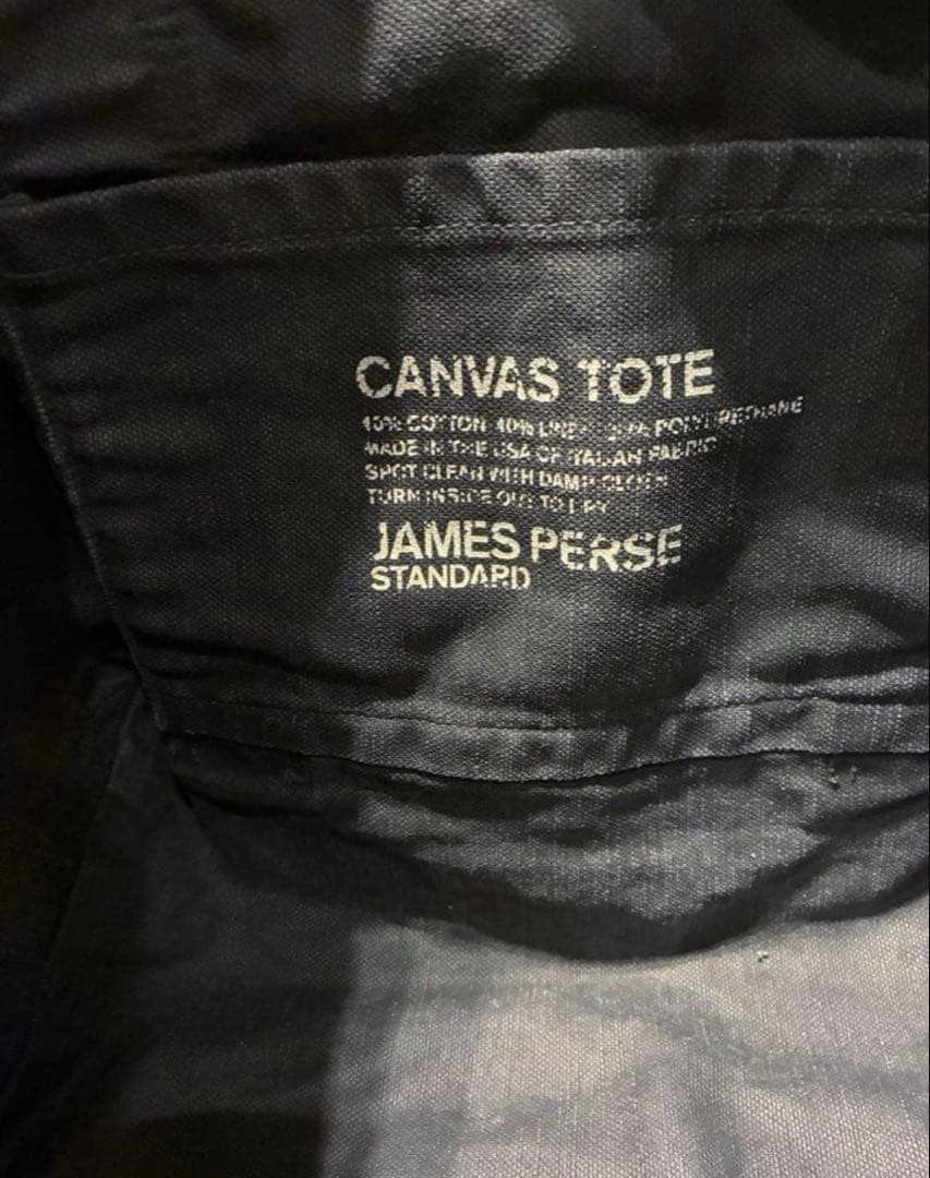 JAMES PERSE ジェームスパース コットン リネン キャンバストート