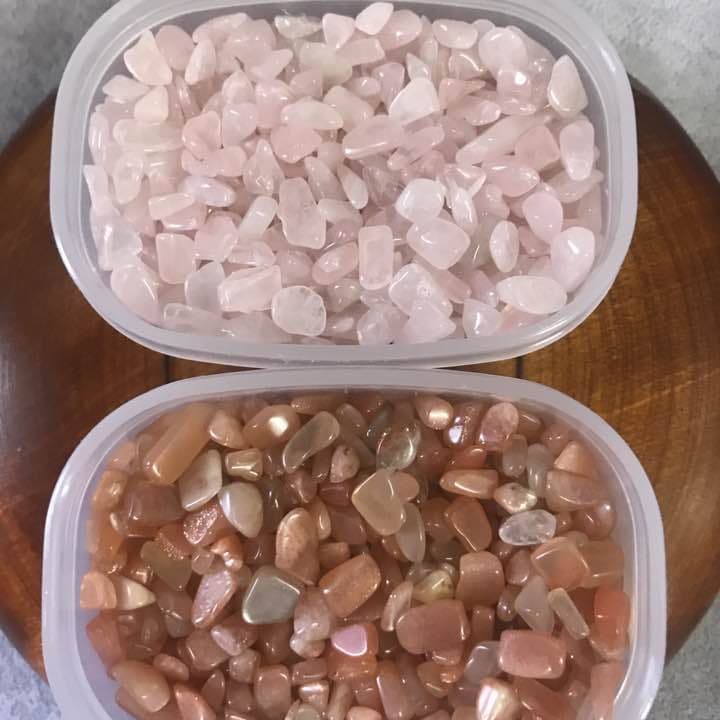 b★セットがお得！★定番&上質【ローズクォーツ✴︎サンストーン&ムーンストーン】