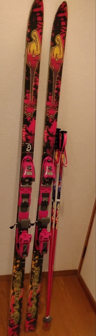 K2 スキーセット ピンク/黒 モーグルスコルピオン