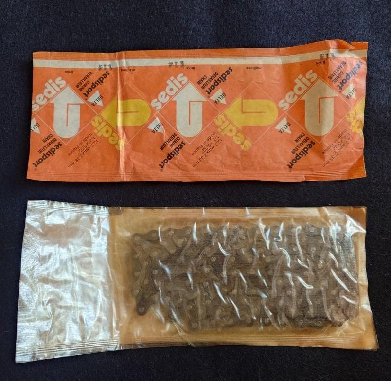 【ヴィンテージ】フランス製 Sedis 自転車チェーン 【未使用品】