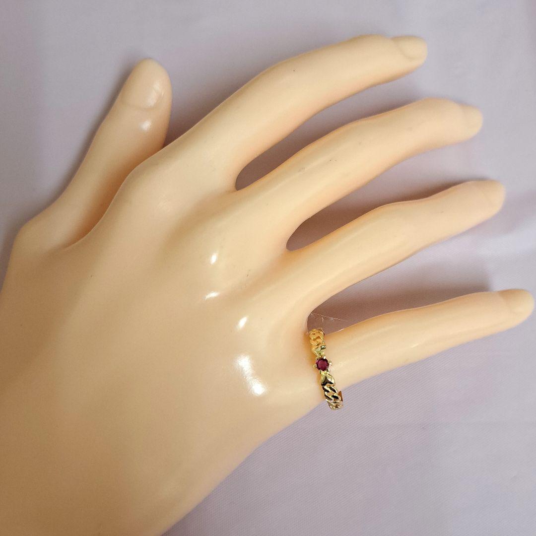 K18 ルビー リング 11号 18金