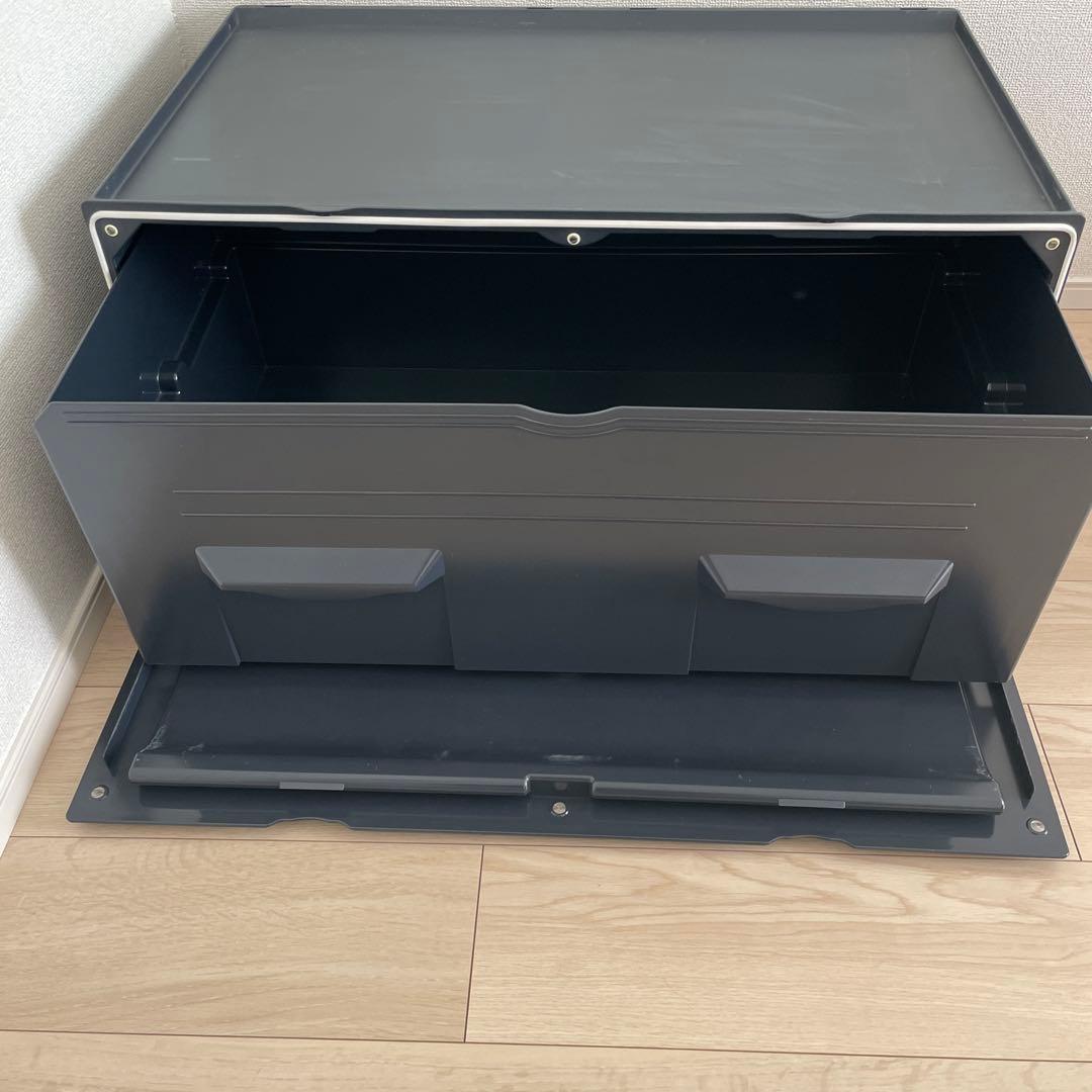 タッパーウェア　ネイビー　収納ボックス プラスチック製