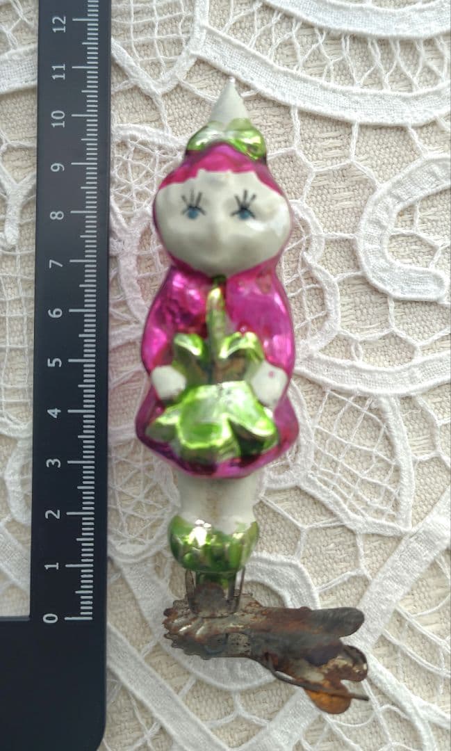 クリスマス　ガラスオーナメント 5個セット　ソビエト　ヴィンテージ