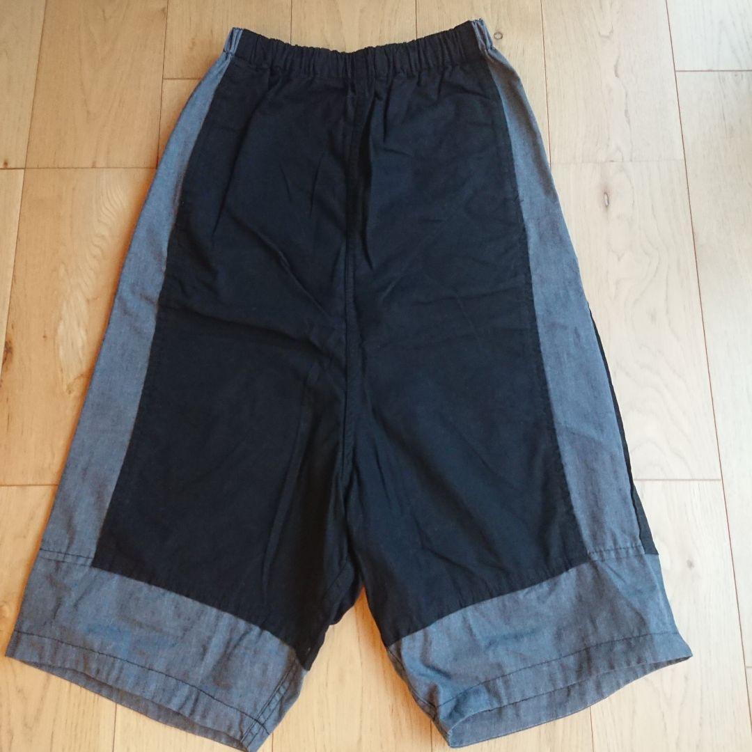 黒とグレーのキュロット XSサイズ