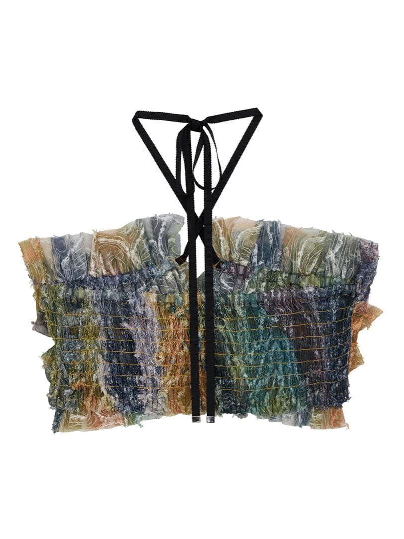 トップス RIPPLE SHAGGY ART BARE TOP