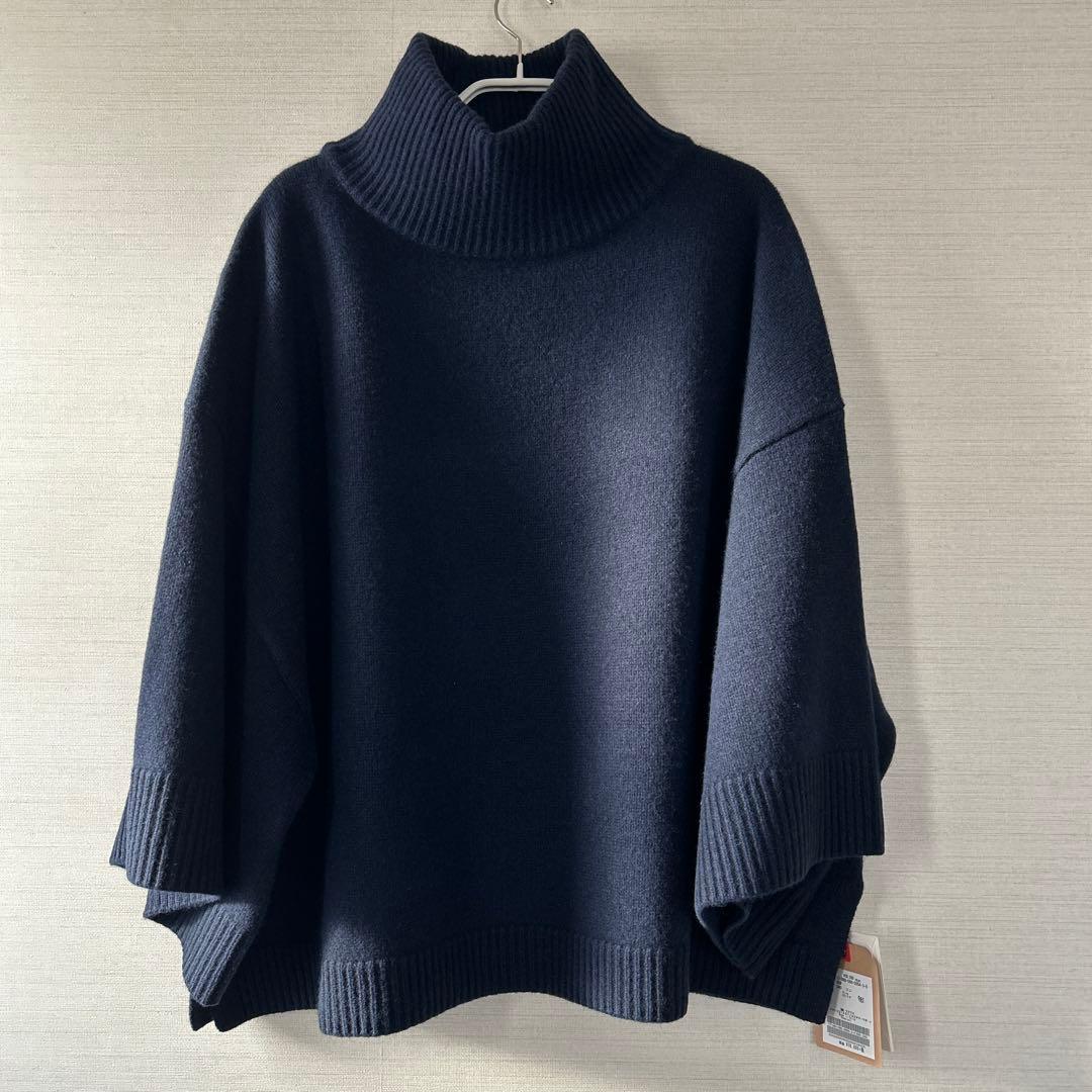 【タグ付未使用】L'Appartement カシミヤ混 poncho knit