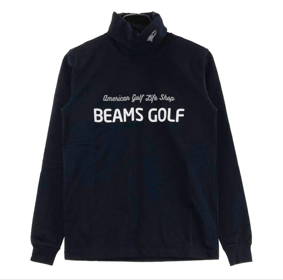 BEAMS GOLF ビームスゴルフ タートルネック 長袖シャツ ブラック S