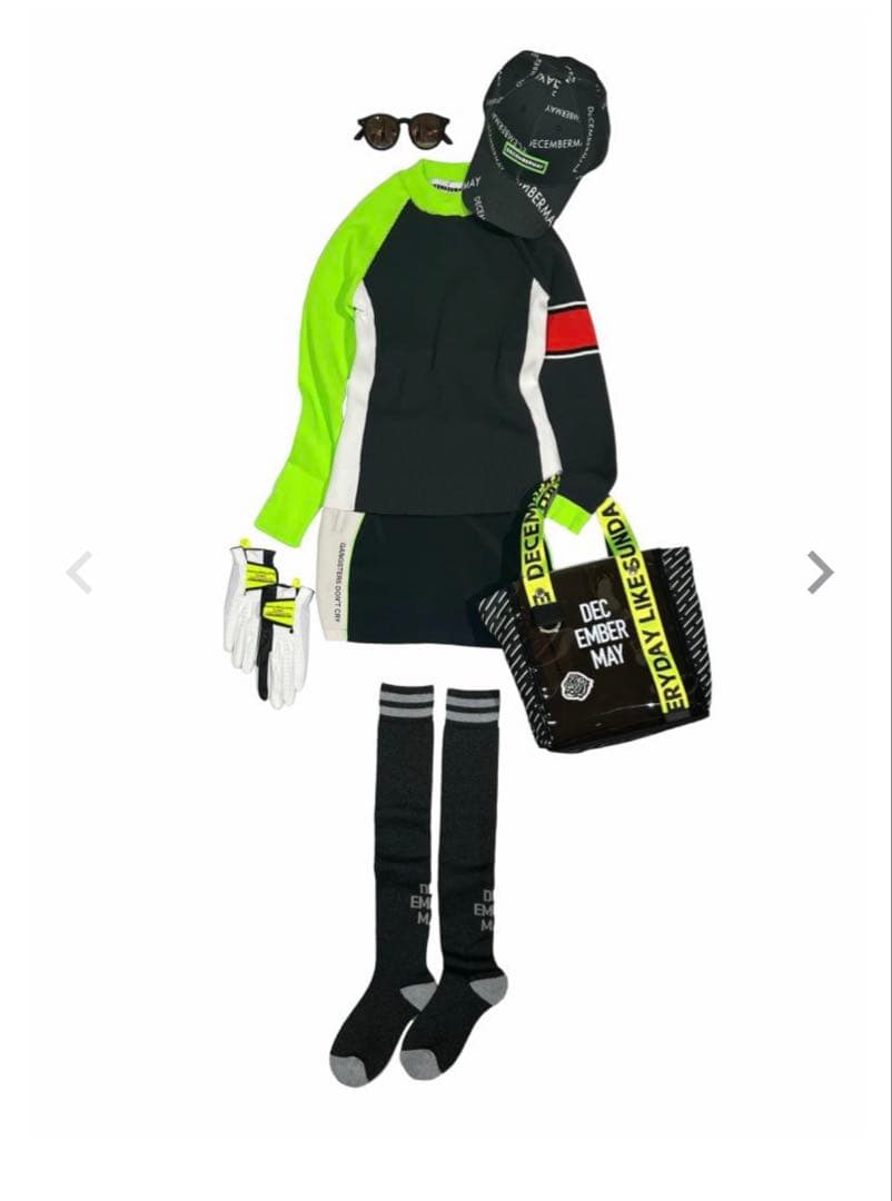 DECEMBERMAY☆ Asymmetric color knit M