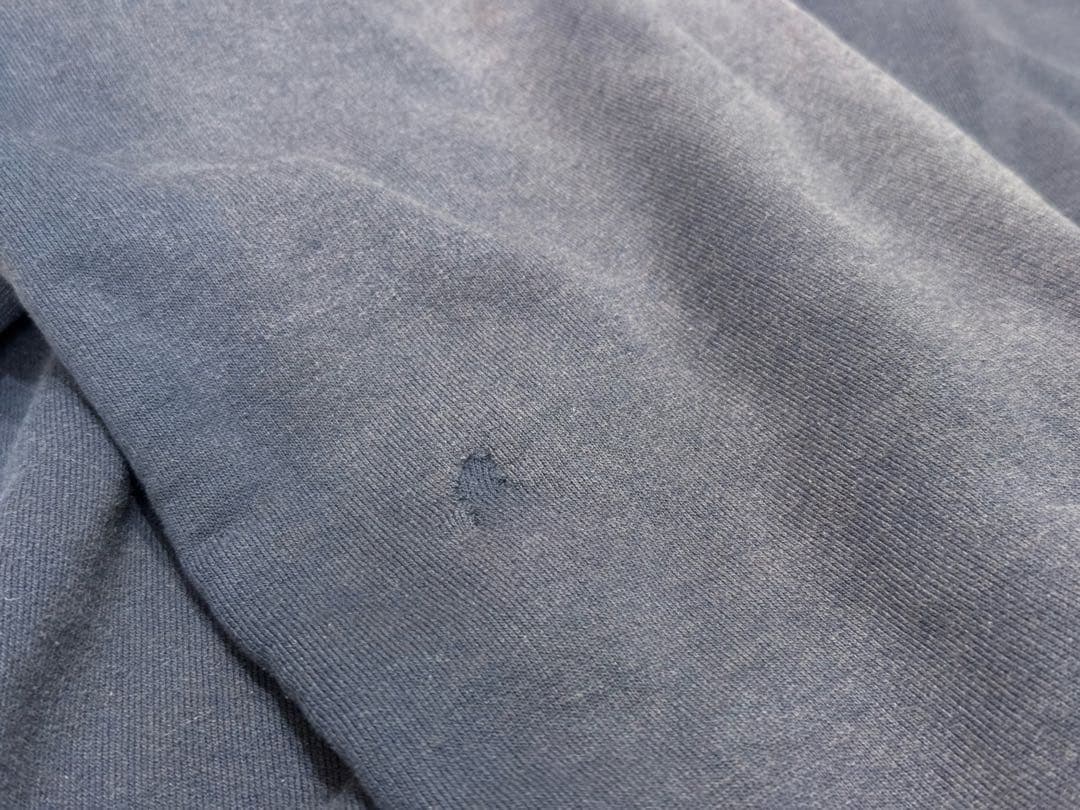 ◆鬼フェード茄子紺CAMBERサーマル付ジップパーカー90s USA製XL◆