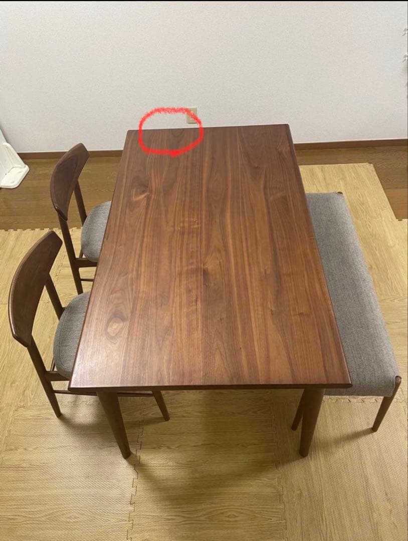 【4点セット購入】★①テーブル★ 大塚家具 ダイニングセット