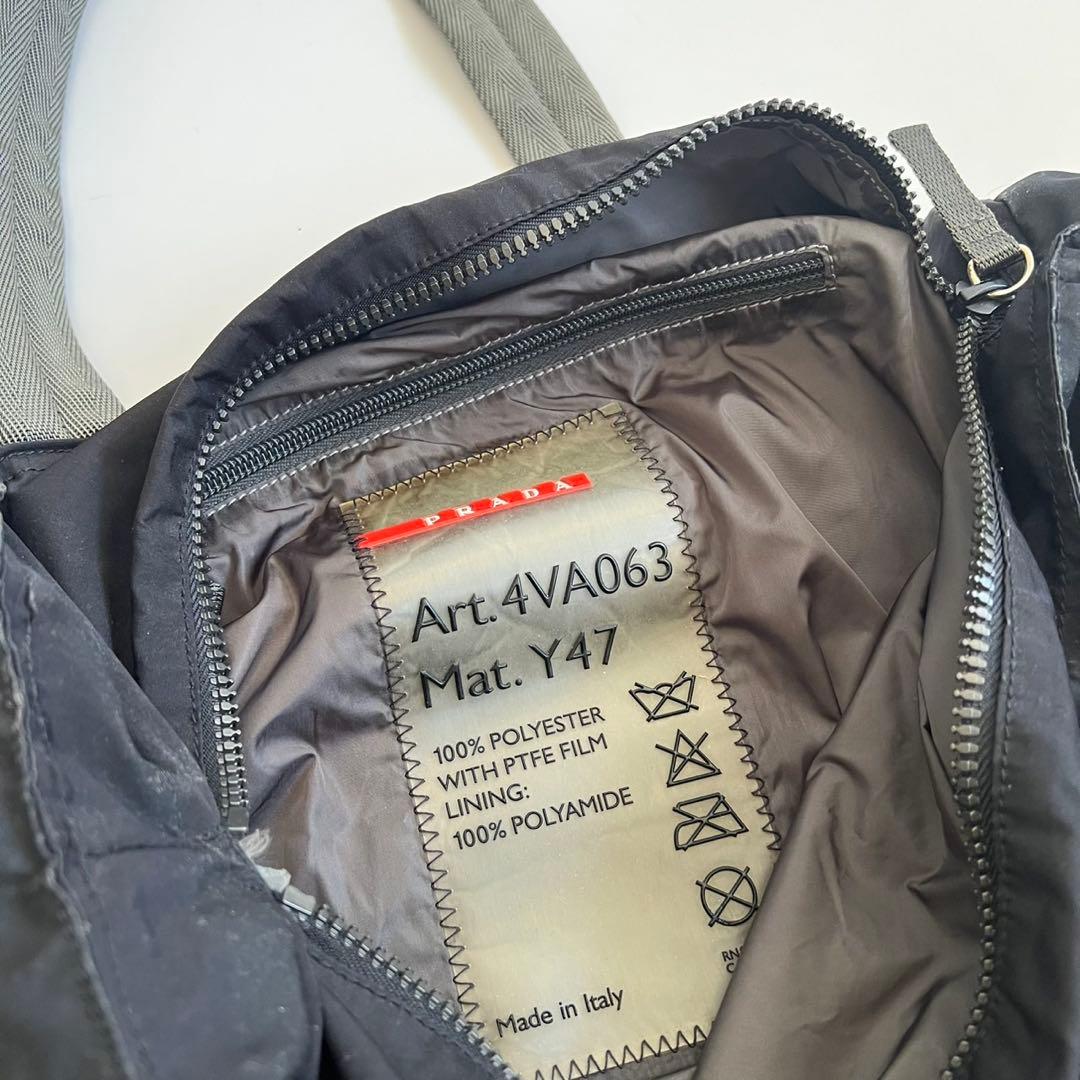 バッグ PRADA SPORTS NYLON SQUARE TOTE HAND BAG