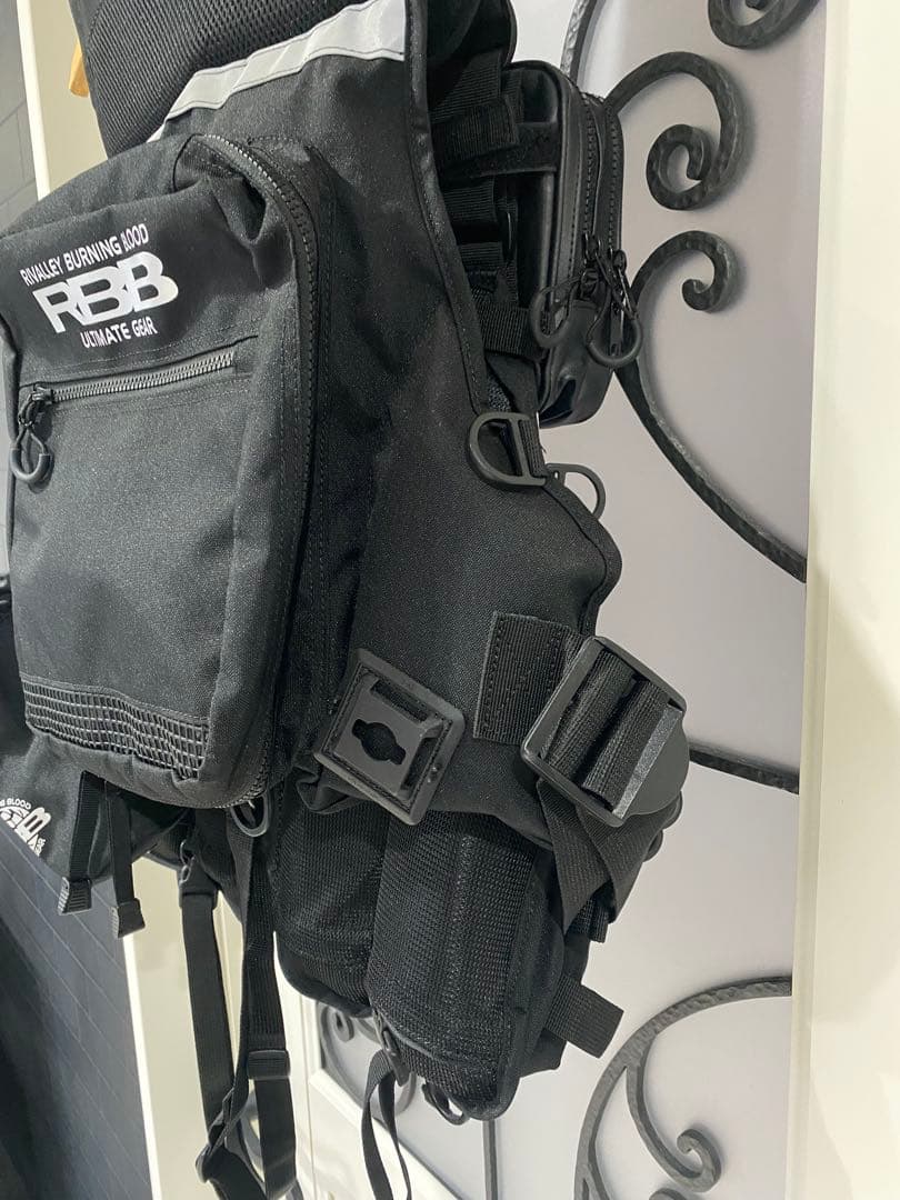 RBB リバレイ　ゲームベストⅡ　ブラック　リバレイ　ポーチ付き　美品 8897