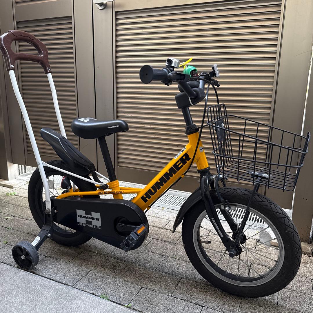 HUMMER ハマー 自転車 14インチ 補助輪付き