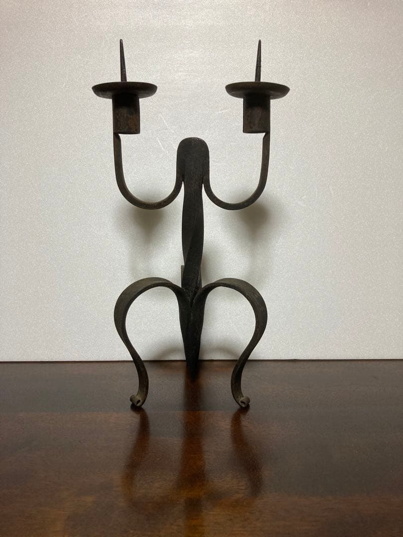 燭台　金田勝造の作　民藝　民芸