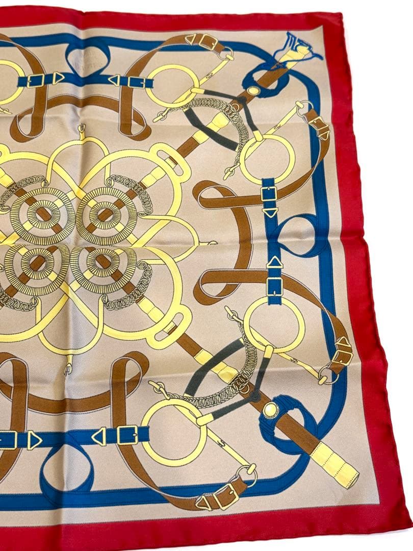 HERMES カレ45 Eperon d'Or スカーフ