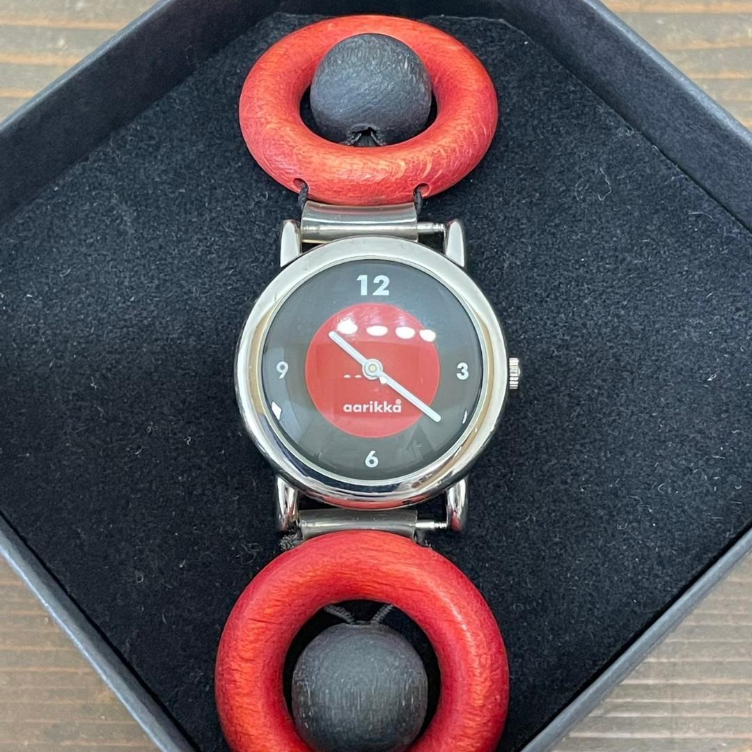 aarikka アーリッカ RONDO 木製 腕時計 フィンランド 北欧