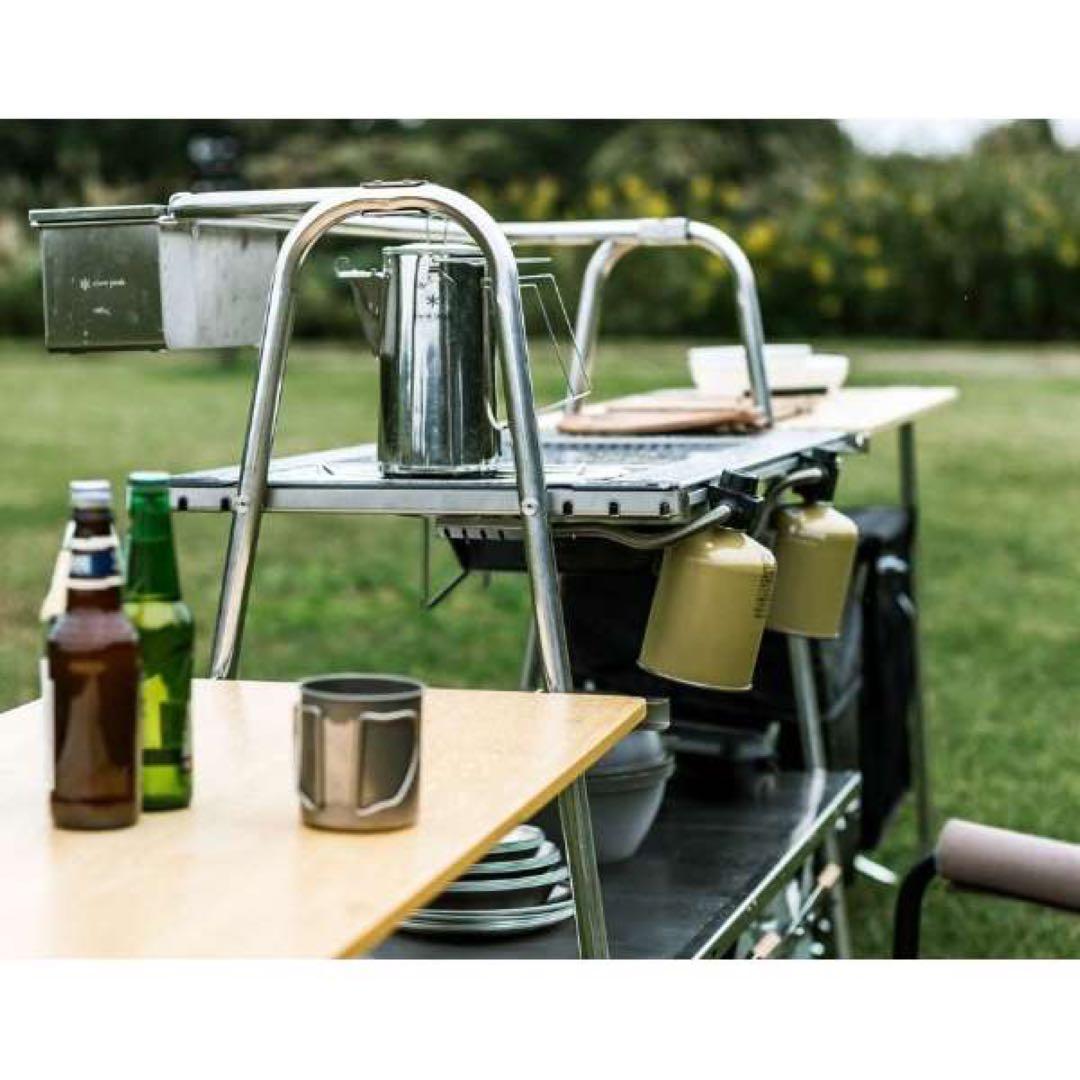 【未開封おまけ付き】スノーピーク　ステンレスキッチンテーブル　サイドコネクション