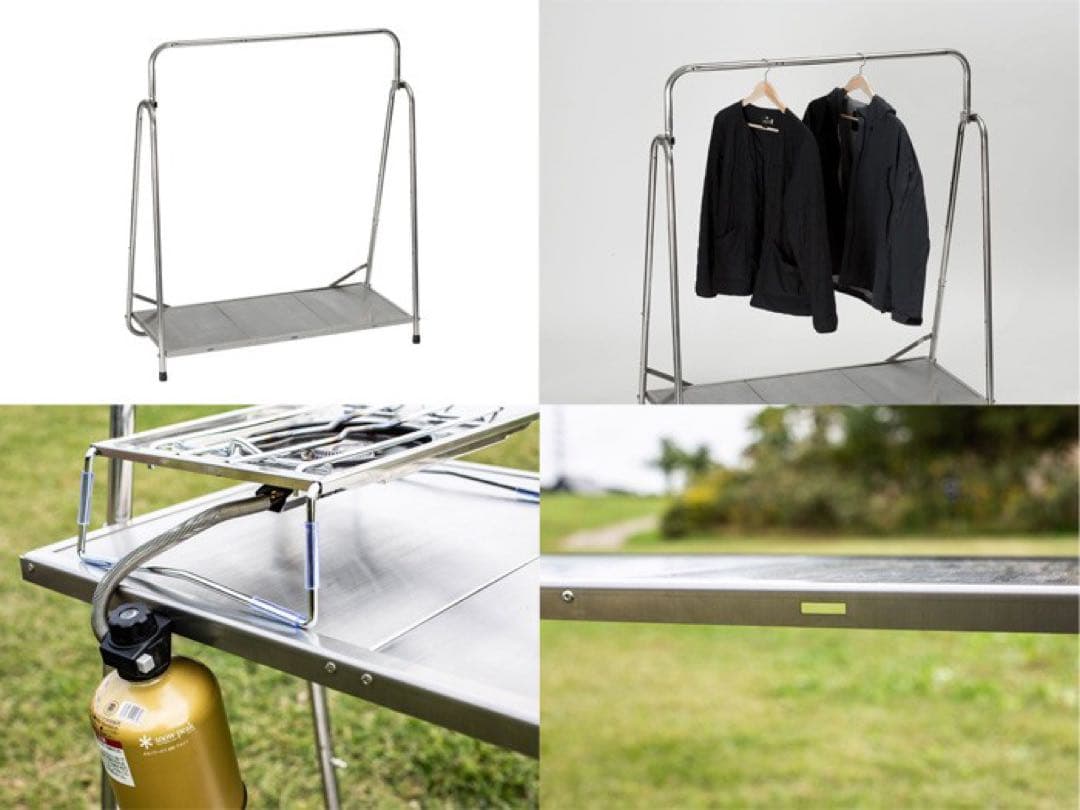 【未開封おまけ付き】スノーピーク　ステンレスキッチンテーブル　サイドコネクション