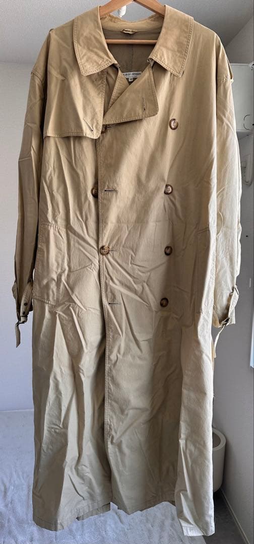 Giorgio Armani ベージュ トレンチコート 40