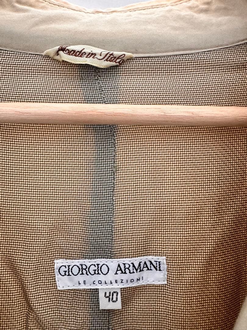 Giorgio Armani ベージュ トレンチコート 40