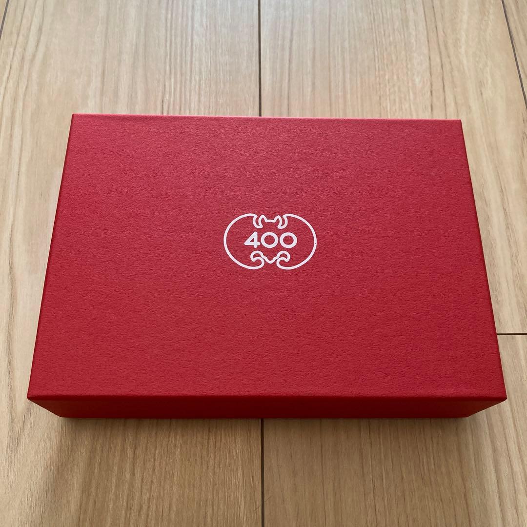 【非売品】福砂屋カステラ　400周年記念 波佐見焼　蝙蝠型 　紅白皿　2枚