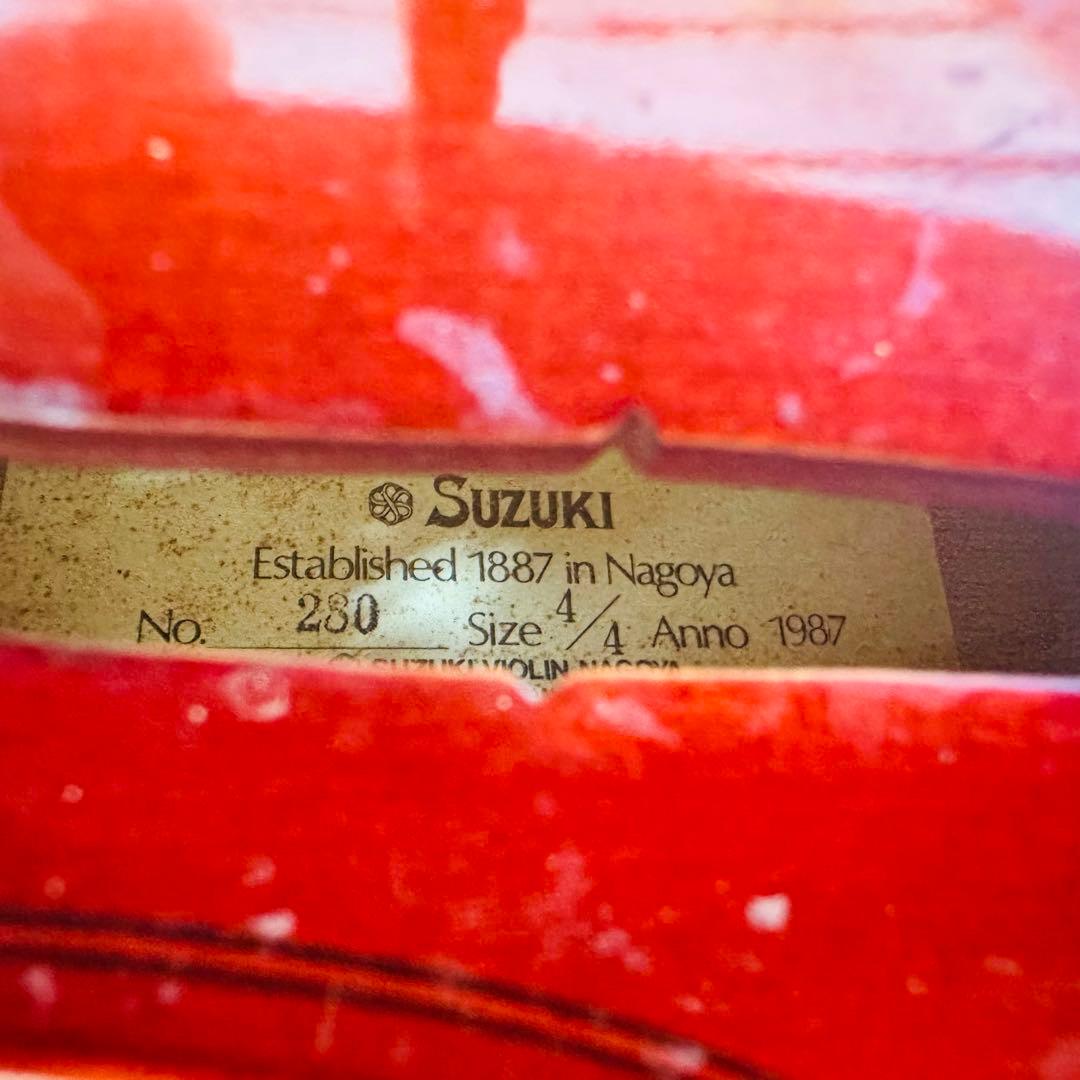 Suzuki バイオリン　No.280 サイズ4/4