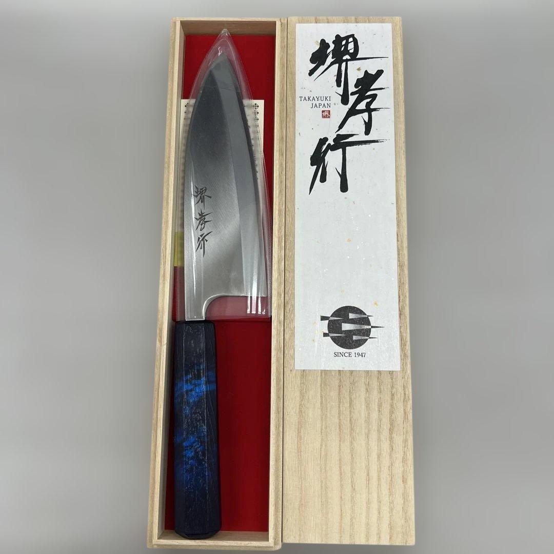 510634 堺孝行 出刃包丁 165mm 青木刃物製作所