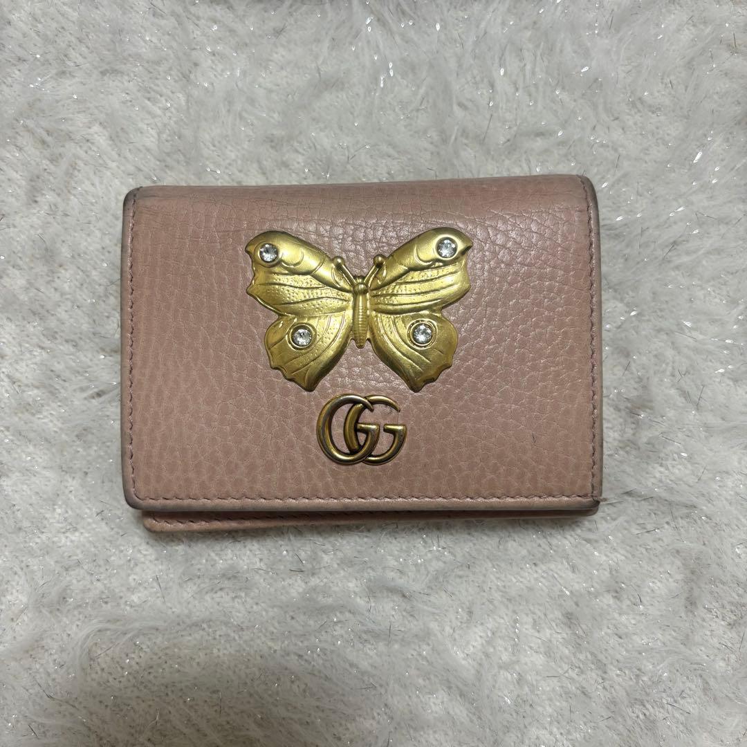 GUCCI バタフライミニウォレット