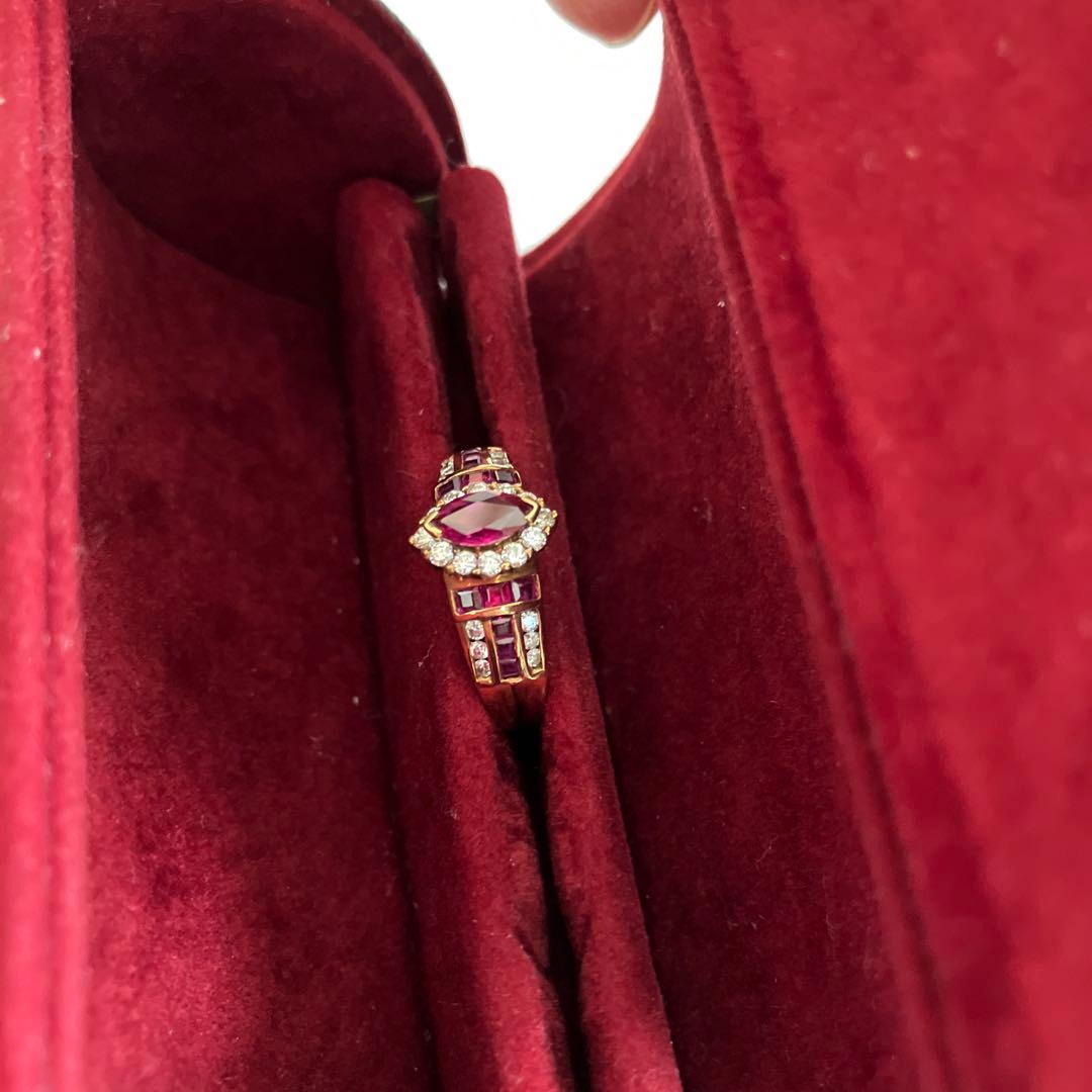 18金ルビー＆ダイヤ　指輪