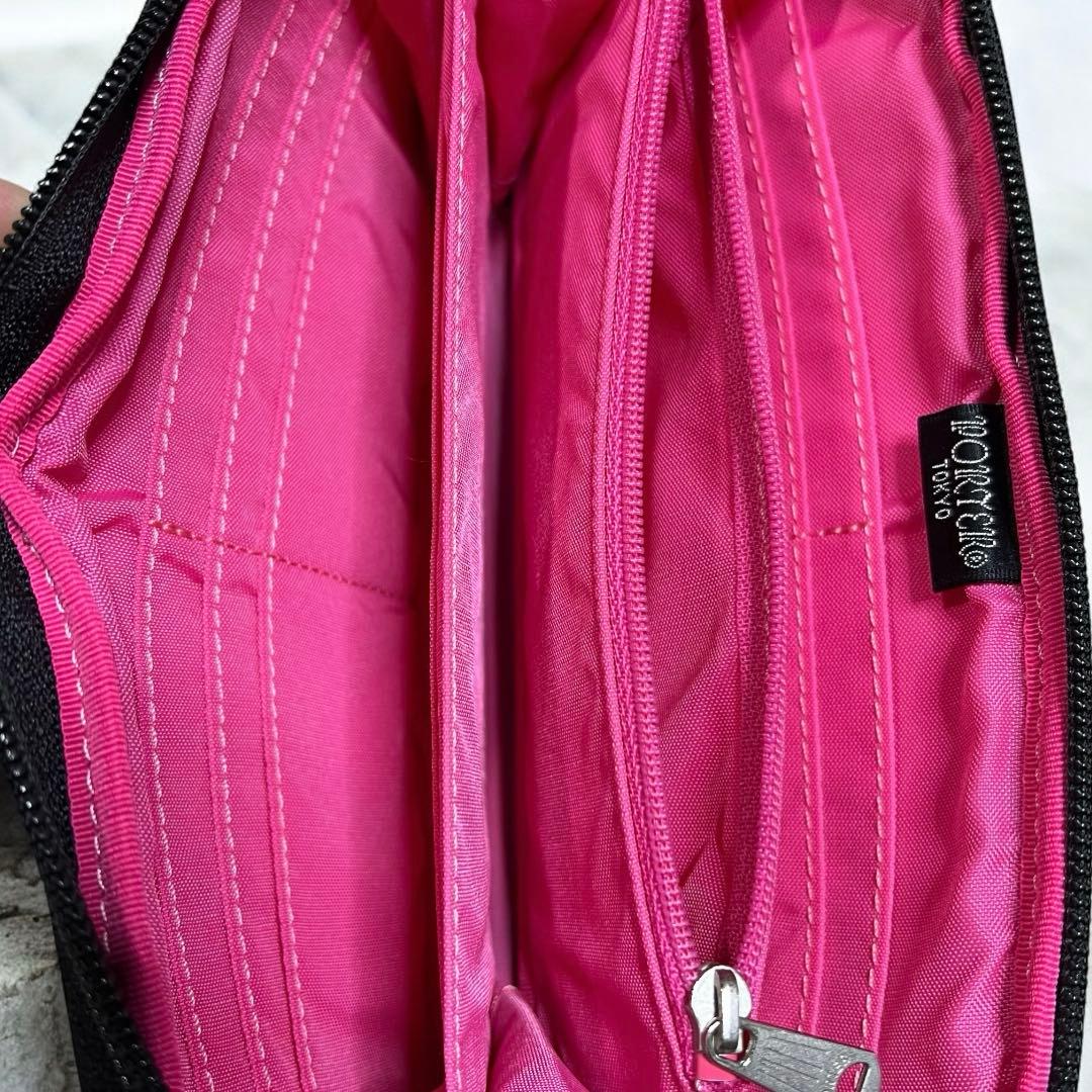 【未使用級】PORTER長財布　たまひよコラボ　ユニセックス　ブラック　ナイロン