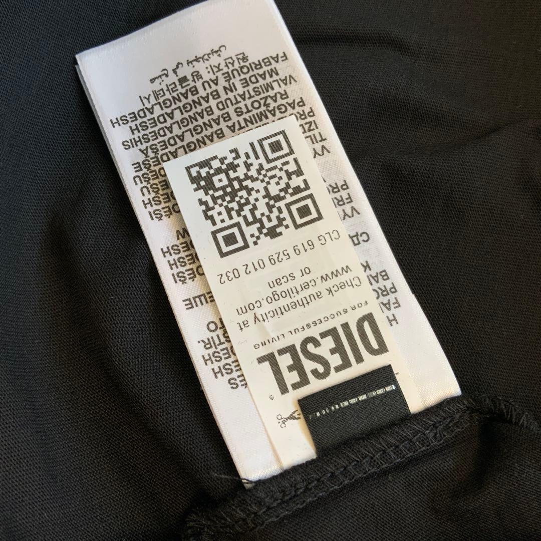 ラスト１点　DIESEL　T-ISCO-DIV　Ａ10508　M　ロゴ　ノースリ