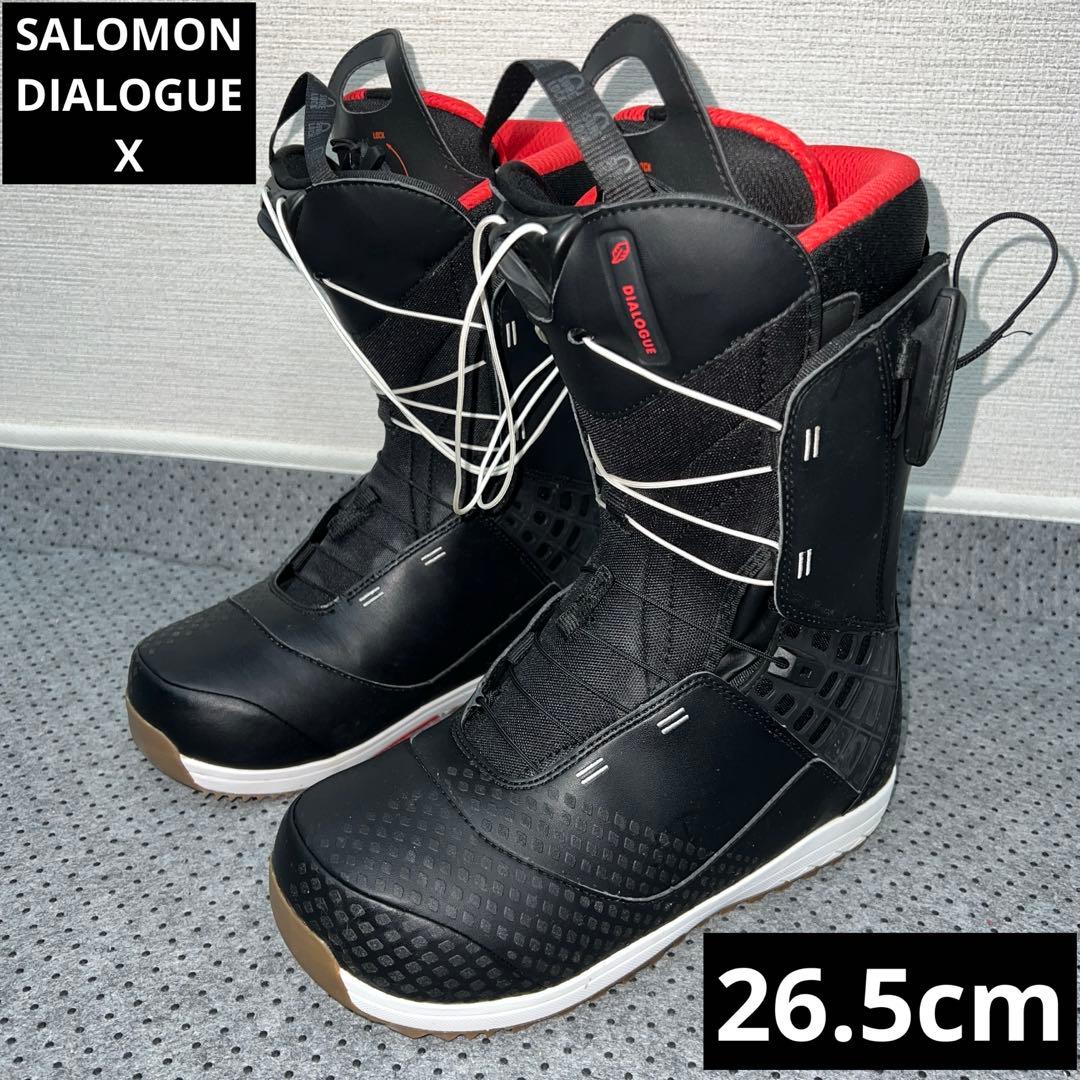 5回使用 26.5cm SALOMON DIALOGUE X スノボブーツ