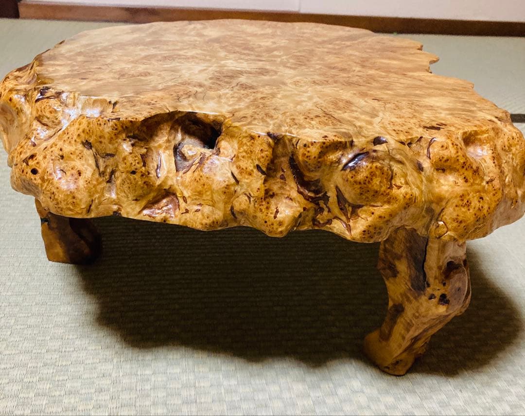 天然木　瘤　置物台　花台　香炉台