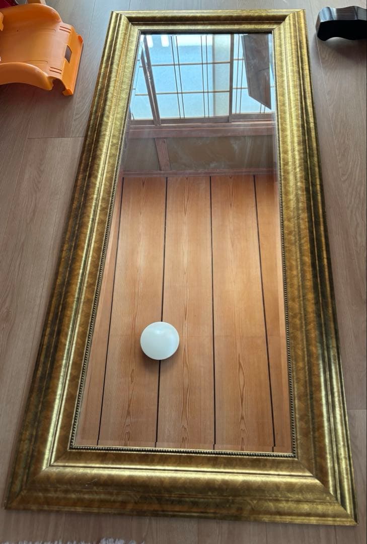 【廃盤IKEA 】アンティーク風大型ミラー