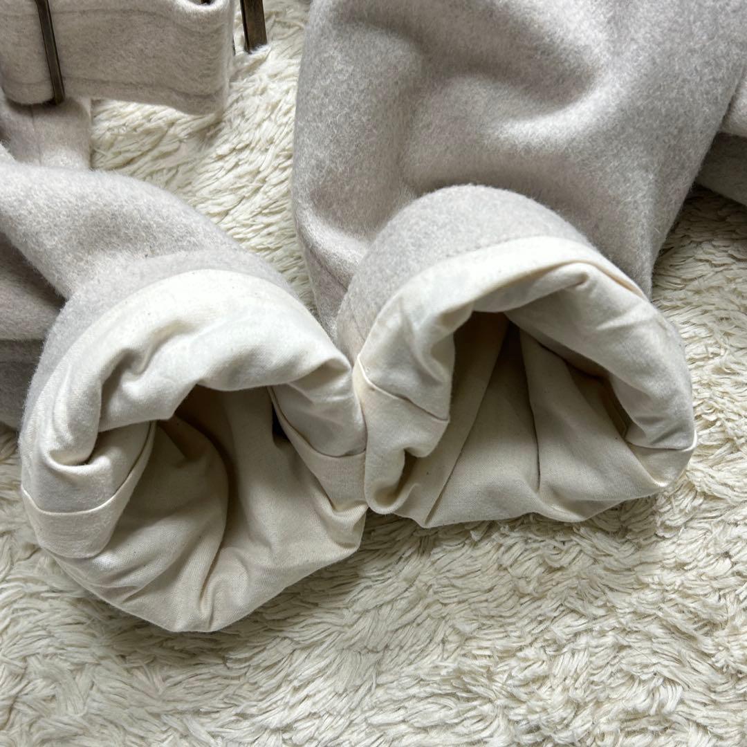 foufou フーフー ウールトレンチコート Rafine ライトグレー 0