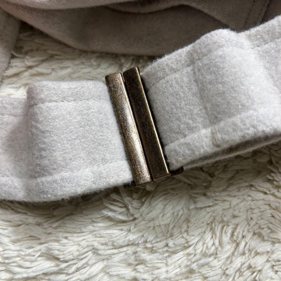 foufou フーフー ウールトレンチコート Rafine ライトグレー 0