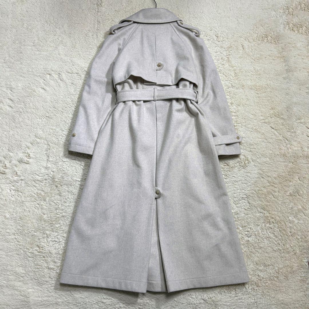 foufou フーフー ウールトレンチコート Rafine ライトグレー 0