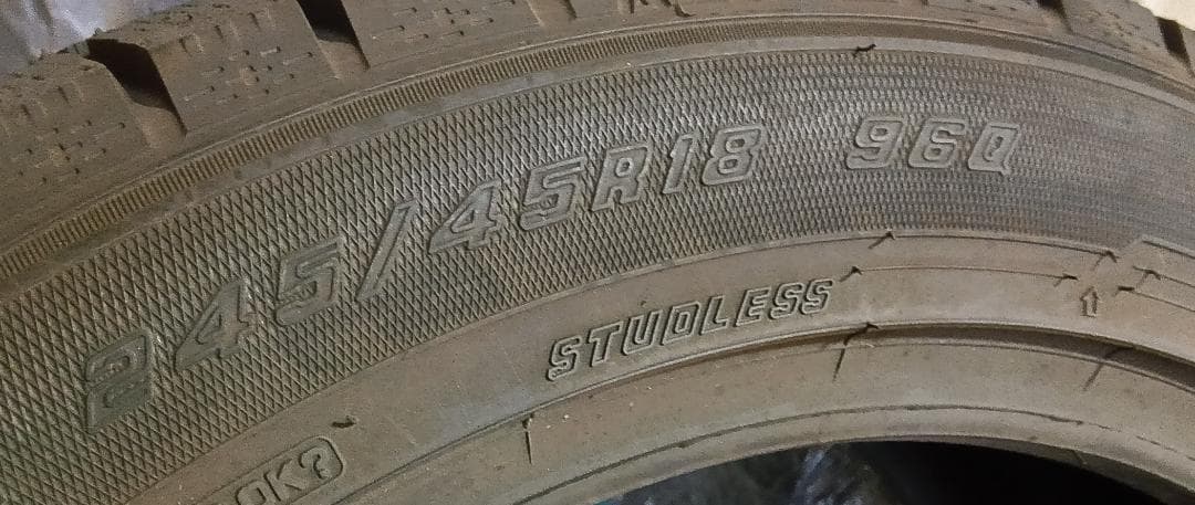 その②送料含・日本製造未使用2本　245/45R18　グッドイヤーアイスナビ7