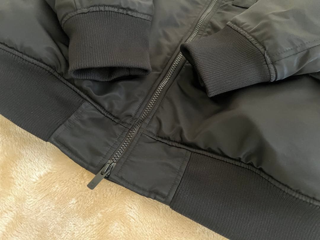 UNIQLO +J ダウン MA-1ブルゾン 3XL ブラック ジルサンダー