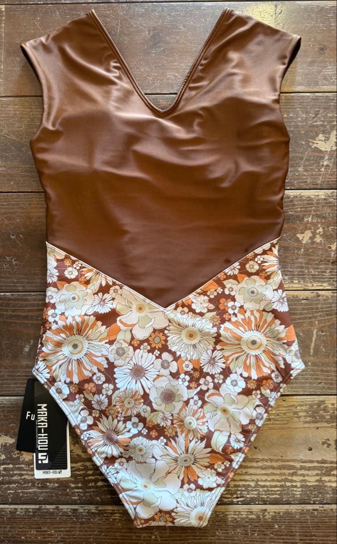 新品タグ付きMAKAHOUあったか裏起毛水着 サイズL