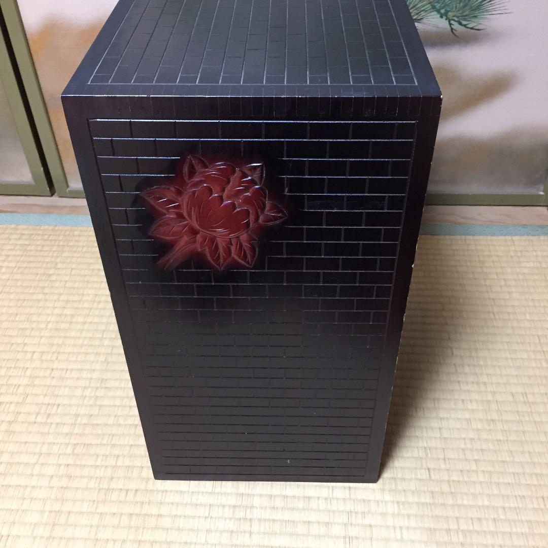 木製タンス　5段　棚　ウッドラック　レトロ