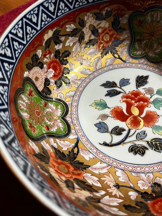 世那大平　昭和其泉　大皿　極錦金彩古伊万里　有田焼　24.5cm