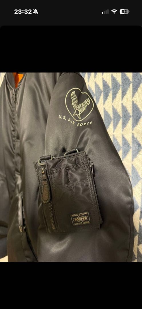 バリクソンズMA-1 フライトジャケット ブラック